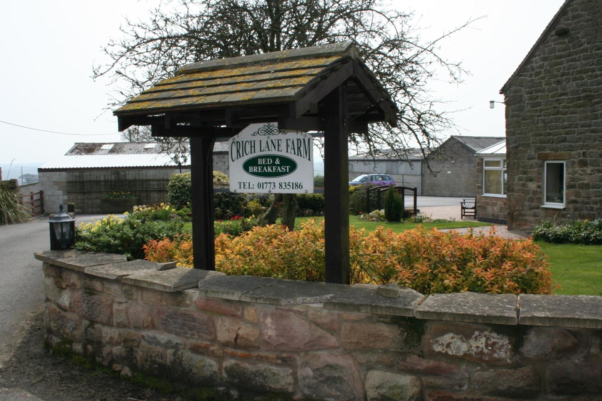 Crich Lane Farm Bed & Breakfast Alfreton Dış mekan fotoğraf
